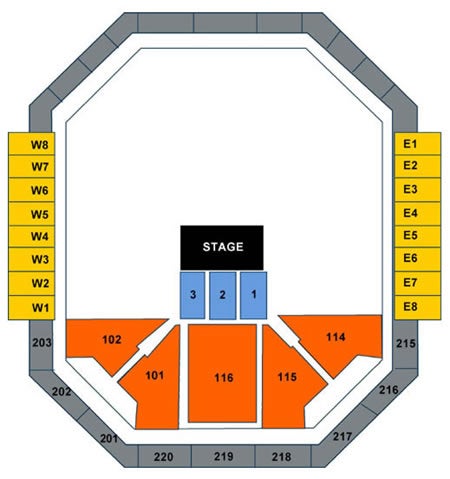 Seating Charts | Chartway Arena